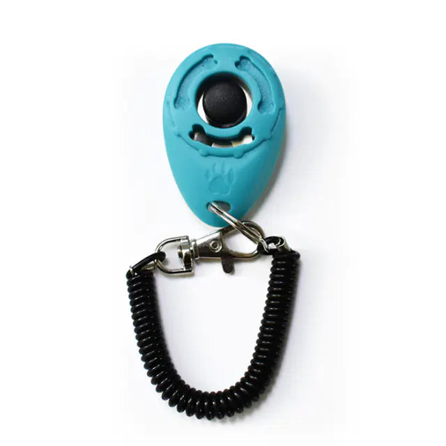 Adjustable Dog Training Clicker with Keychain Strap